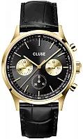 Cluse Antheor Multifunction Black Strap Black & Gold Dial CW21004