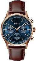 Cluse Antheor Multifunction Rose Gold Deep Blue Dial CW21009