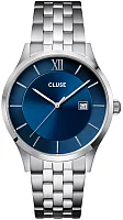 Cluse Antheor Silver Bracelet Deep Blue Dial CW22701