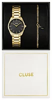 Cluse Feroce Mini Gold Black Dial Bracelet Set CG11701