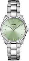 Cluse Feroce Petite Steel Light-Green Dial CW11215