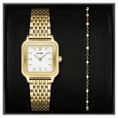 Cluse Gracieuse Petite Bicolor Bracelet White Dial Bracelet Set CG11804