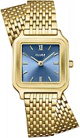 Cluse Gracieuse Petite Double Steel Yellow Gold Blue Dial CW11816