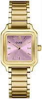 Cluse Gracieuse Petite Double Steel Yellow Gold Pink Dial CW11819