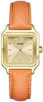 Cluse Gracieuse Petite Gold Apricot Lizard Leather Gold Dial CW11808