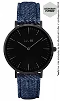 Cluse Boho Chic Full Black Blue Denim CL18507