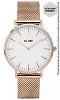 Cluse Boho Chic Mesh Rose Gold White CW0101201001