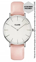 Cluse Boho Chic Silver White Pink CL18214