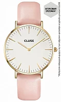 Cluse Boho Chic Yellow Gold White Pink CL18410