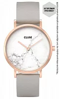 Cluse La Roche Rose Gold White Marble/Grey CL40005
