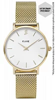 Cluse Minuit Heart Gold Mesh Gift Box ZESTAW Valentine CLG012