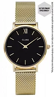 Cluse Minuit Mesh Gold Black CW0101203017