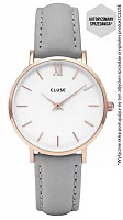 Cluse Minuit Rose Gold White Grey CW0101203010