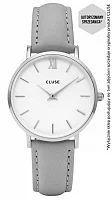 Cluse Minuit Silver White Grey CL30006