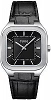 Cluse Quadrus Leather Black Dial CW25703