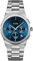 Cluse Vigoureux Chrono Man H-Link Silver Blue Dial CW20801