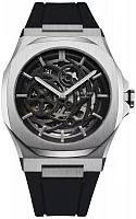 D1 Milano Skeleton Automatic Silver SKRJ10