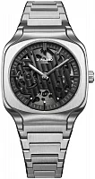 D1 Milano Skeleton Square Silver SLBJ01