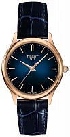 Tissot Excellence Lady Rose Gold Blue Leather Blue Dial T926.210.76.041.00