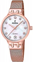Festina Mademoiselle Mother of Pearl Dial Mesh F20716/1