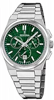Festina Swiss Made Rive Chrono Sapphire Green Dial F20059/3