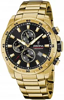 Festina Timeless Chronograph Yellow Gold PVD F20541/4