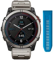Garmin Quatix 7X 51mm Sapphire Solar Marine Smartwatch Titanium, Titanium Bracelet Set HR GPS 010-02541-61