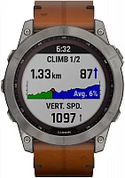 Garmin Fenix 7X 51mm Sapphire Solar Titanium Straps Set HR GPS 010-02541-19
