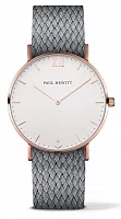 Paul Hewitt Sailor Line Rose IP White Sand Perlon Grey PH-SA-R-ST-W-18M