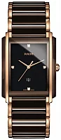 Rado Integral Gent Diamonds Quartz L Brown R20219712