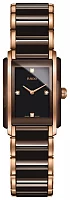 Rado Integral Lady Diamonds Quartz S Brown R20201712