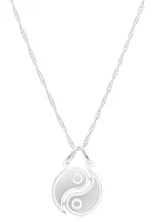 Jubiler Cerbiński Srebrna Zawieszka do Graweru Yin Yang TC.ZGR05.SRE