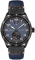 Junghans Meister Pilot Small Second Navy Blue Black PVD 27/4397.00