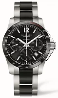 Longines Conquest Column-Wheel Chronograph Ceramic L2.744.4.56.7
