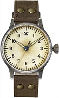 Laco Florenz 42 Erbstuck Pilot Watch Original Mechanical Used Look LA-861945