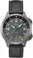 Laco Frankfurt Schwarz 43 Pilot Watch Special Automatic GMT Set LA-862121.2