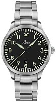 Laco Genf 40 Pilot Watch Quartz Date LA-861807.2.D.MB