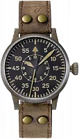 Laco Paderborn 42 Erbstuck Pilot Watch Original Automatic Used Look LA-861932