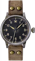 Laco Westerland 45 Erbstuck Pilot Watch Original Mechanical Used Look LA-861937
