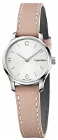 CALVIN KLEIN Lady Endless Silver Dial Pink Leather K7V231Z6