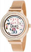 Liu Jo Digital Smartwatch Dancing Rose Gold Mesh SWLJ050