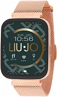 Liu Jo Digital Smartwatch Voice Slim Yellow Rose Gold Mesh SWLJ084