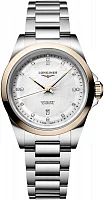 Longines Conquest Lady Automatic Diamonds 18k Gold Caps L3.320.5.87.6