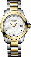 Longines Conquest Lady Diamonds Yellow Gold PVD L3.377.3.87.7