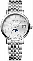 Longines Elegant Collection Lady Quartz Moonphase Diamonds L4.330.4.87.6