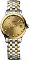 Longines Flagship Classic Lady Diamonds Yellow Gold PVD L4.274.3.37.7