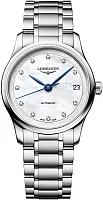 Longines Master Collection Automatic White Pearl 34mm Diamonds L2.450.4.87.6