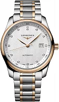 Longines Master Collection Diamonds 18k Gold Caps L2.793.5.77.7