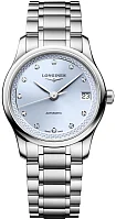 Longines Master Collection Lady 34mm Ice Blue Dial Diamonds L2.450.4.97.6
