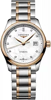 Longines Master Collection Lady Diamonds 18k Gold Caps L2.257.5.89.7
